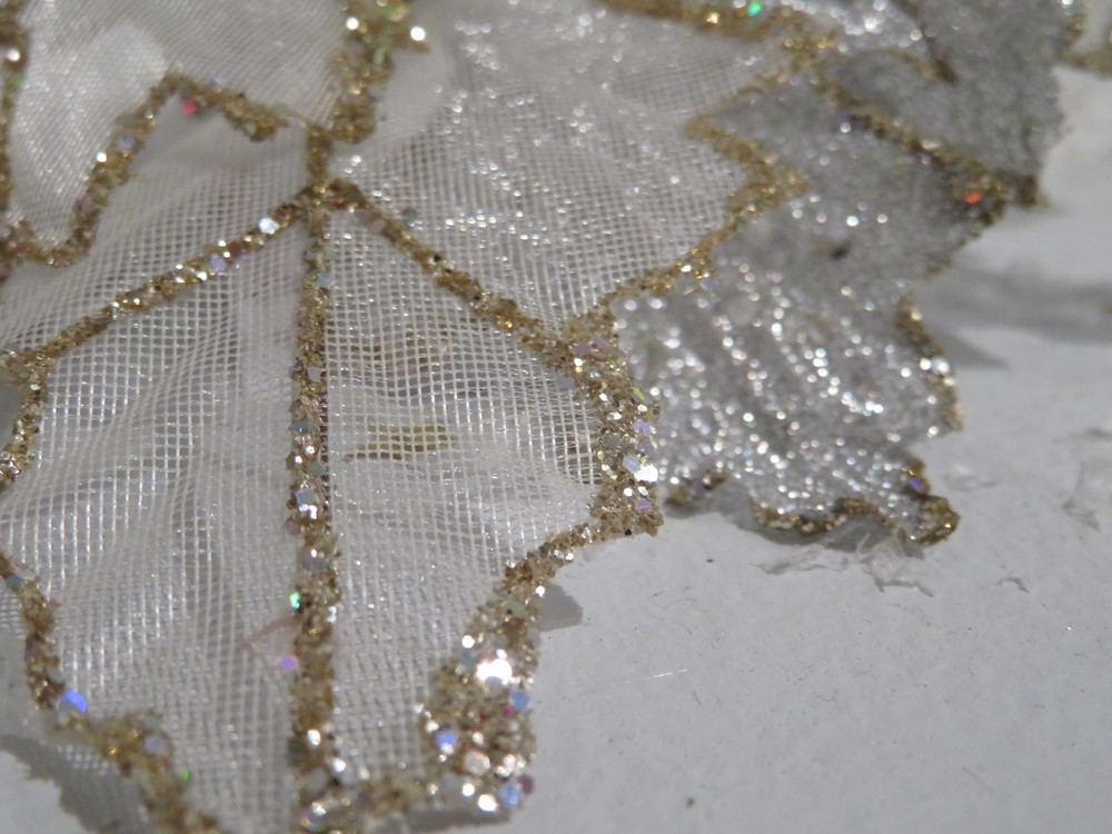 Пуасентия на клипсе 14х20см House of Seasons мятная/кремовая 2 вида