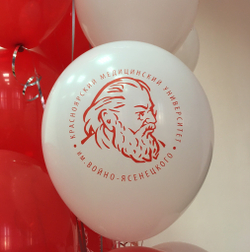 Печать на латексных шарах