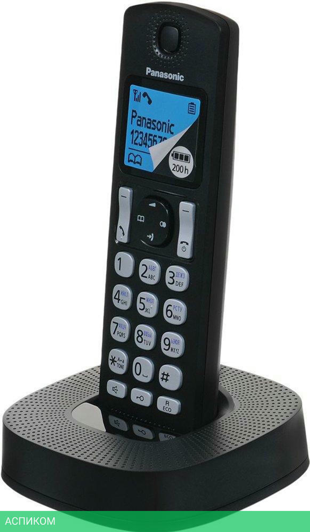 Радиотелефон DECT Panasonic KX-TGC310RU1 черный