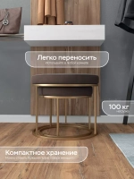 Комплект двух пуфов