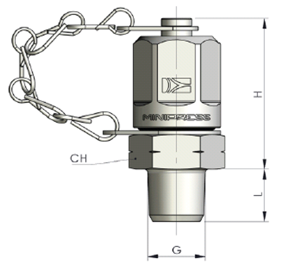 КТ 16x2 - NPTF 1/4-18 (металл.)