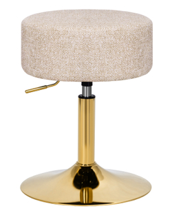 Пуф DOBRIN DANNY GOLD (бежевый твид (LEO26))