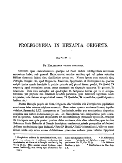 Origenis Hexaplorum. Tomus 1 | Frederick Field