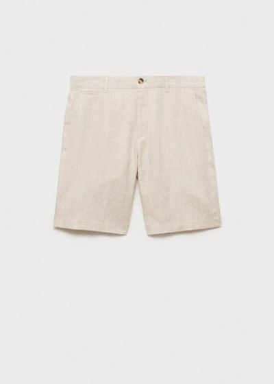 Бермуды slim fit 100% лен