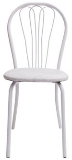 Стул Венеция 3 (А) к/з бел.сер. К-с белый