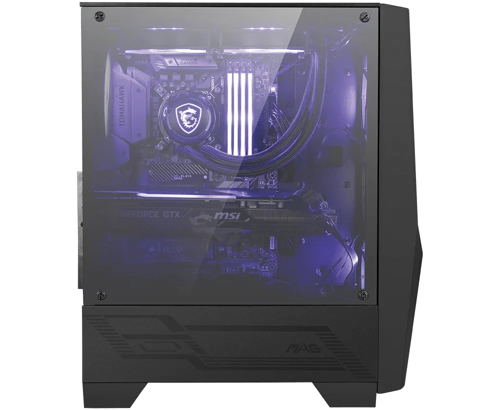 Компьютерный корпус MSI MAG FORGE 100M ATX/mATX/Mini-ITX 2x3.5", 3x2.5", 2xUSB 3.2 Gen1, Audio, Mic