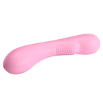 Нежно-розовый изогнутый вибратор 19см Pretty Love Matt BI-014667