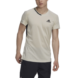 Мужское теннисное поло adidas US Series T-Shirt Men - Cream