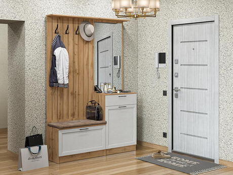 Прихожая Стиль-02 Grey Silkwood Дуб Вотан