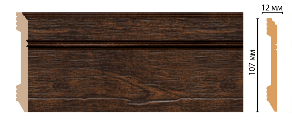 Плинтус DECOMASTER D105-966 (107*12*2400мм)