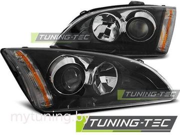 Передние фары Ford Focus 2 black