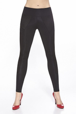 Легинсы Sisi с декоративными вставками (Размер: L) (Цвет: черный)