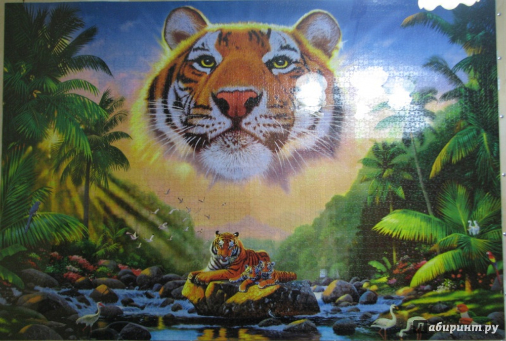 STEP Puzzle Пазл 6000 "Величественный тигр" (Art Collection) арт.85501, от 12 лет .