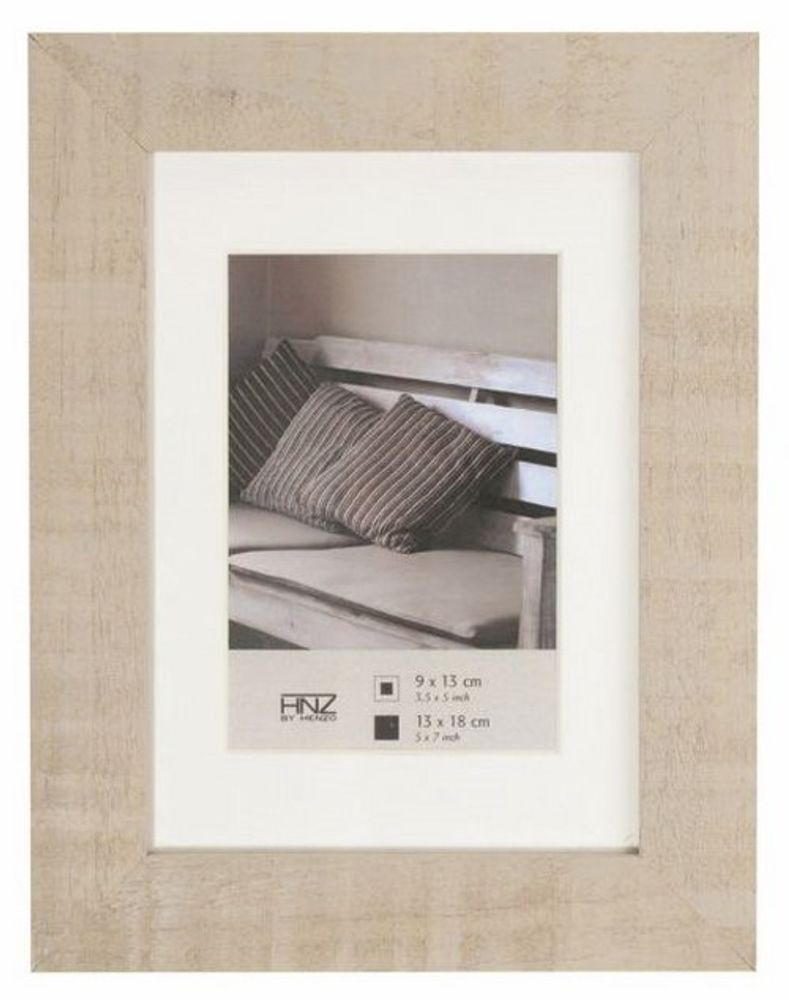 HENZO 80684 30x40/20x28 (паспарту) Driftwood дерево (бежевая) ф/рамка