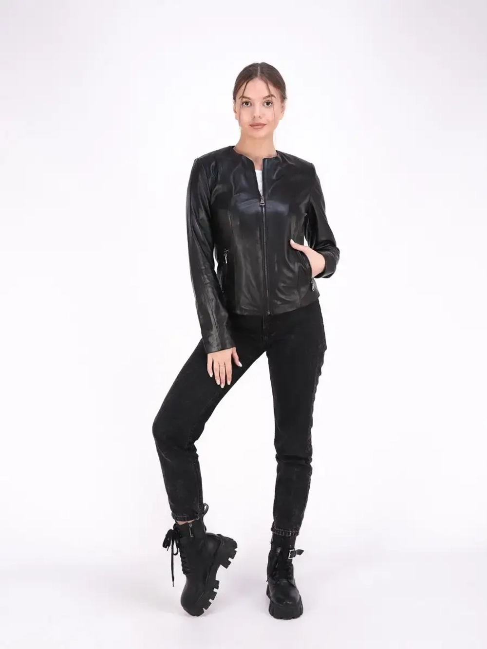 Куртка женская из натуральной кожи