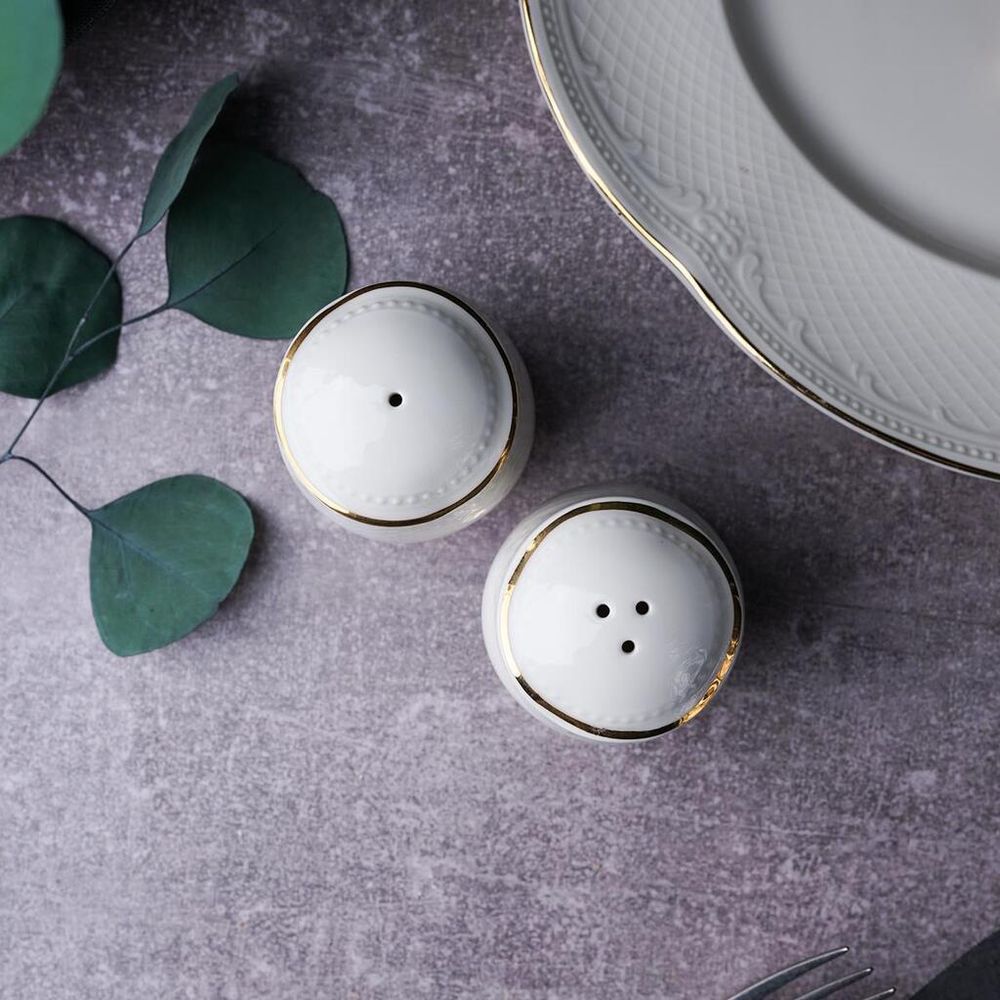 Набор для специй 2 предмета Солонка/Перечница Gold Aristocrat Noble [1]