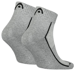 Теннисные носки Head Performance Quarter 2P - grey