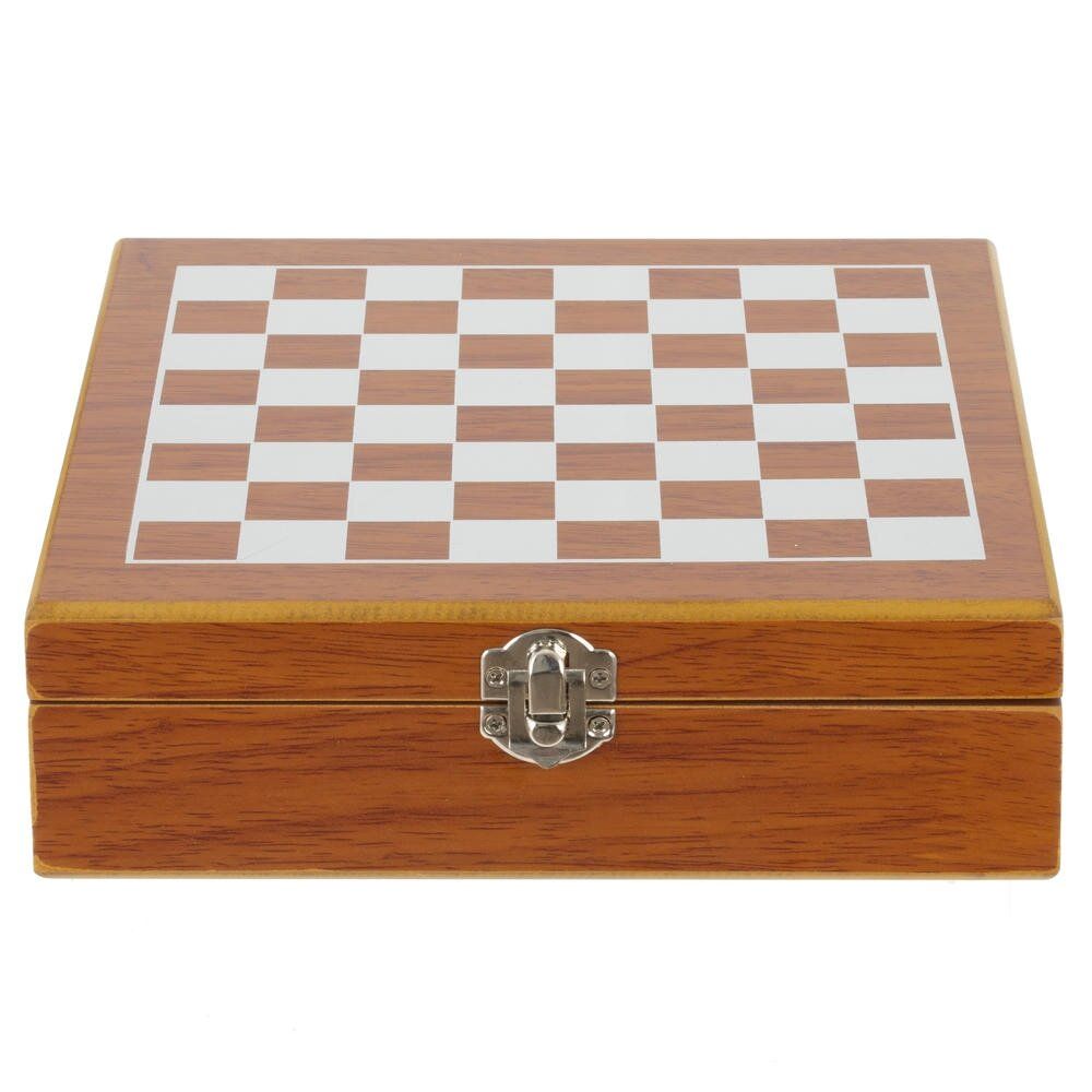 GAEM Набор подарочный (фляжка 220 мл, шахматы, мультитул, стопка 30 мл), L20 W18,5 H6 см