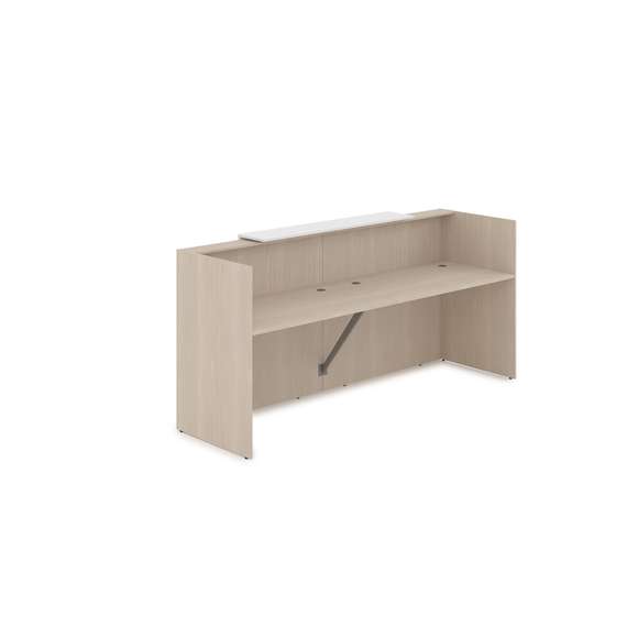 1КР-ДС.001.1 Комплект Ресепшн с фартуком ЛДСП (2432*762*1161) (с подсветкой)