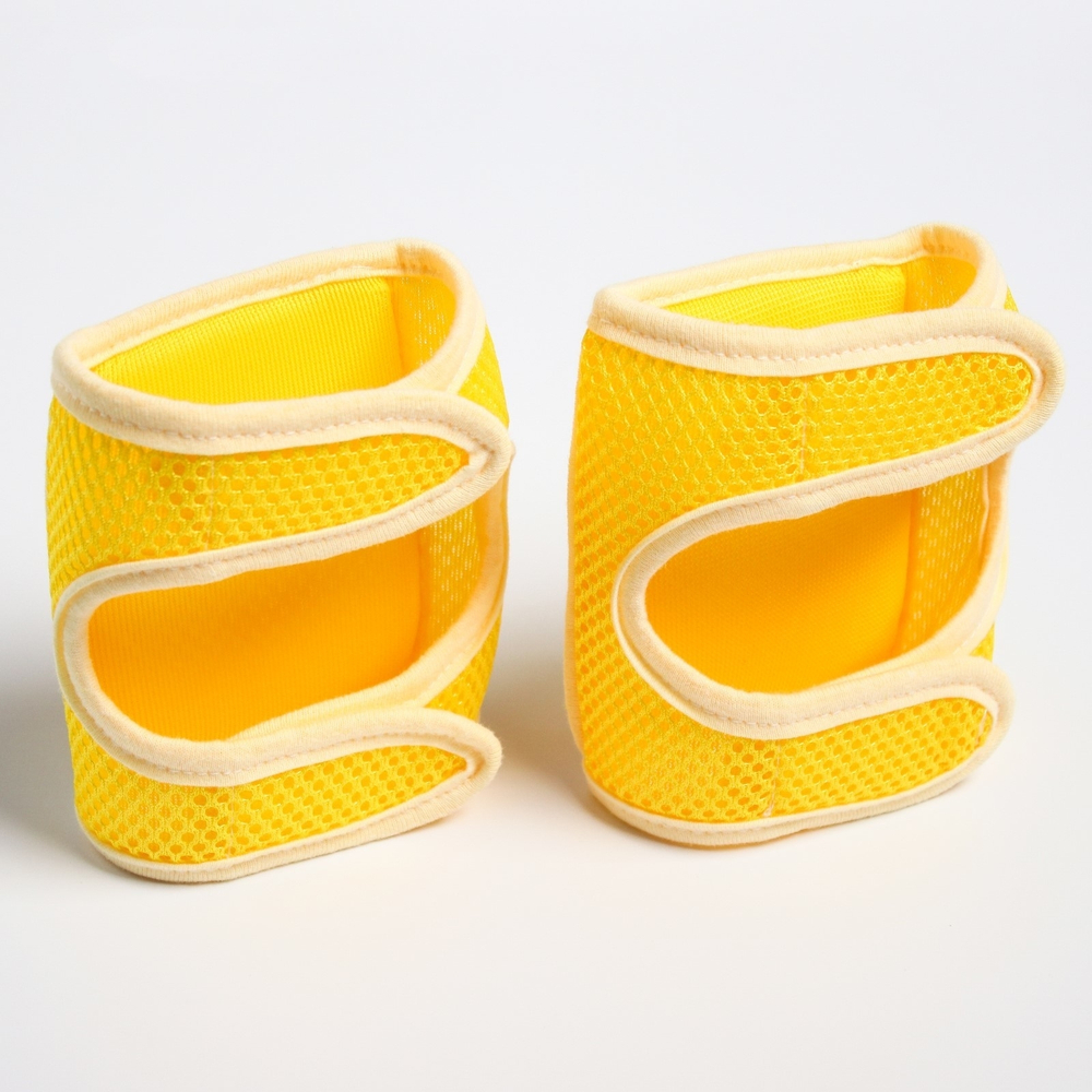 4598980 Набор наколенников, 2 шт, цвет желтый/розовый