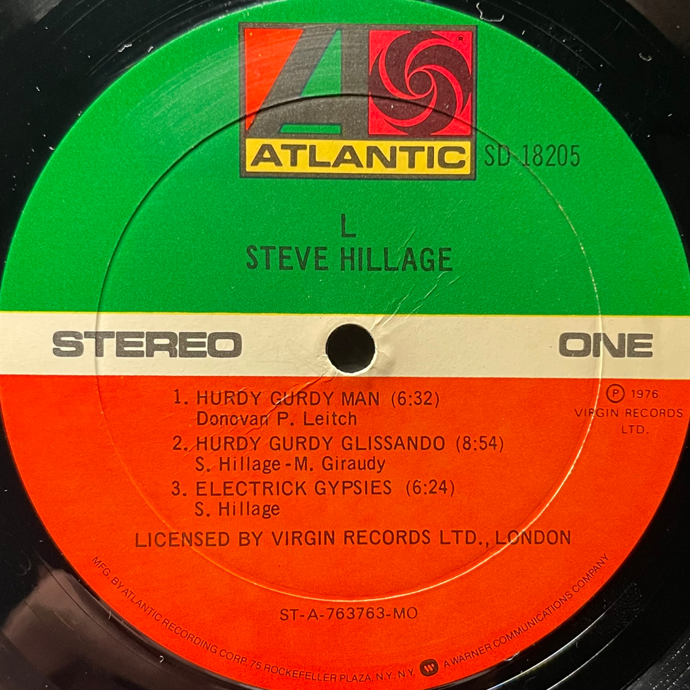Виниловая пластинка Steve Hillage ‎– L LP