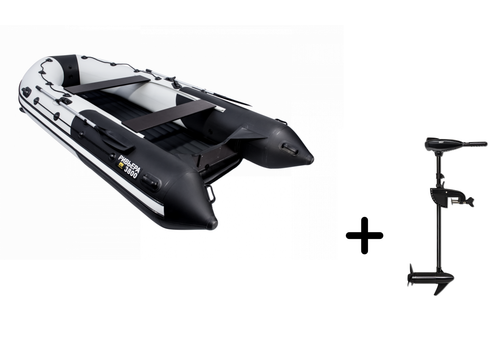 Ривьера 3800 НДНД Киль + BST 55 L (комплект лодка + электромотор)
