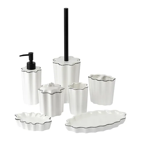 Банка для хранения camellia, белая