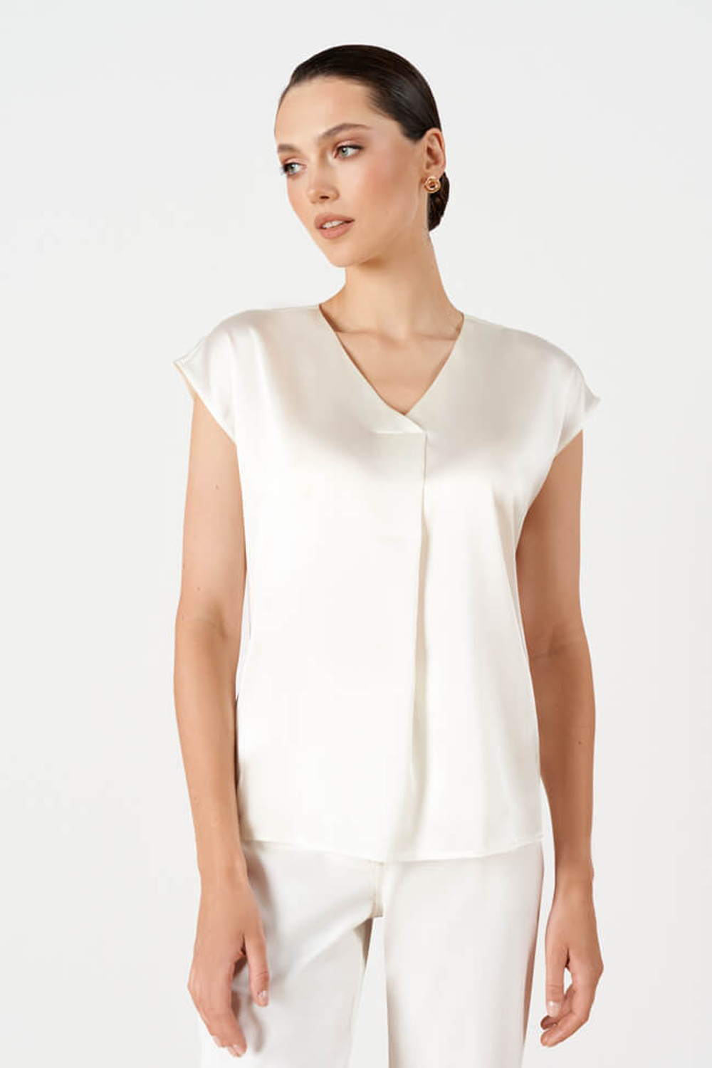 23276 Блузка женская (молочный)