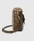 Маленькая сумка на плечо Gucci Horsebit 1955 коричневый