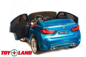 Детский электромобиль Toyland BMW X6M синий