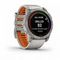 Умные часы FENIX 7X PRO Sapphire Solar Edition Титановый корпус с дымчато-серым оранжевым ремешком