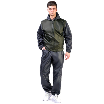 Костюм для активного отдыха Prival Ветровлагозащитный, мужской, чёрный + хаки