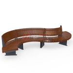 Скамейка Rail Road 03 Змейка