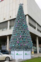 Уличная елка Уральская изумрудная 12 м., каркасная, ПВХ, Green Trees (GT12URPVCBL)