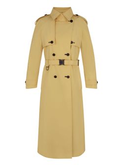 Женский тренч Ihala NORPPA жёлтая дыня