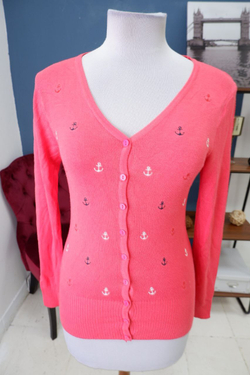 Кардиган в морском стиле 44/46 размер