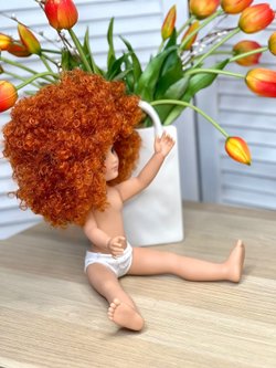 Кукла Nines виниловая 34см Leslie без одежды (1440W3)