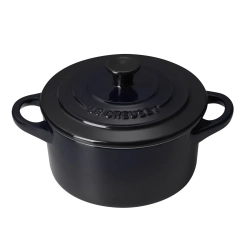 Le Creuset Мини-кокотница 10 см черная