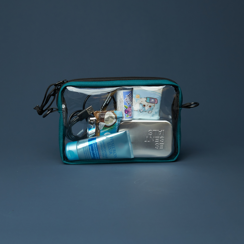 Transparent Case GO box морская волна