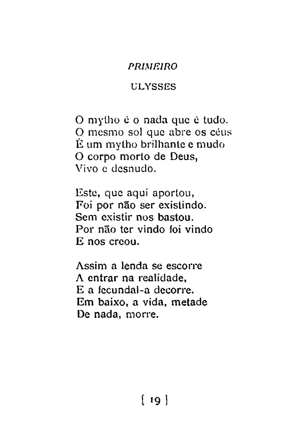 MENSAGEM | Fernando Pessoa