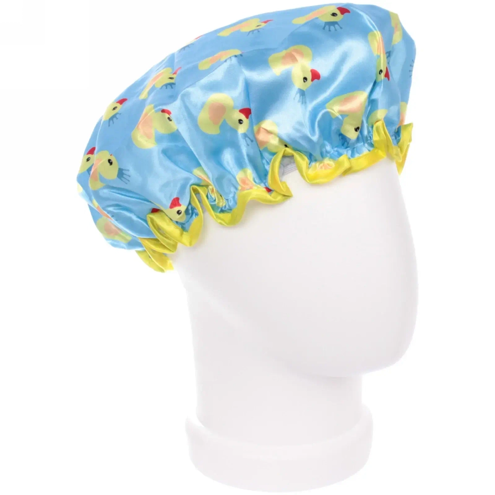 Шапочка для душа «Ультрамарин - Bliss Daphne», d-24 см (двухсторонняя, внутренний слой EVA)