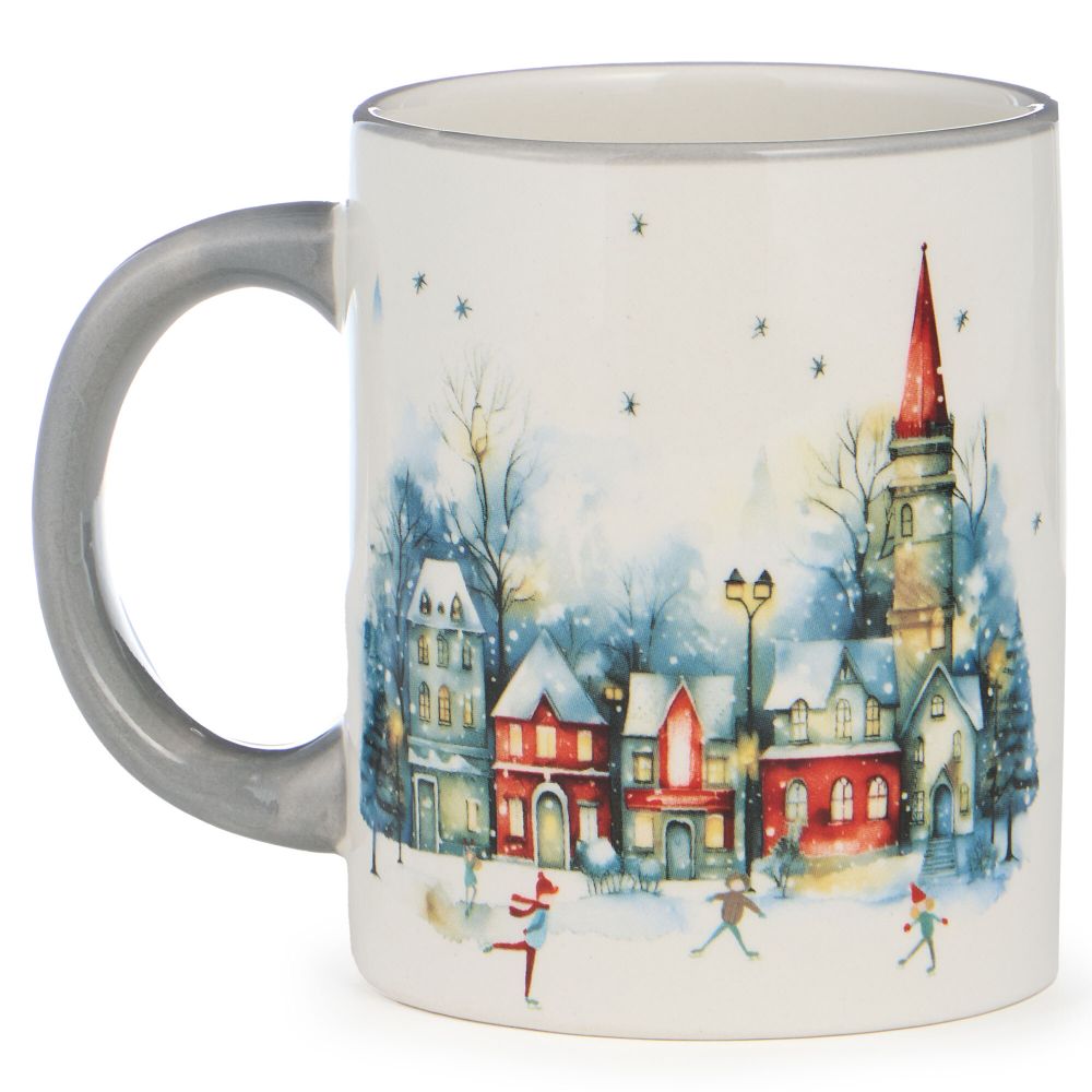 КРУЖКА AGNESS "С НОВЫМ ГОДОМ!" 320 МЛ,11,5*8*9,5 СМ