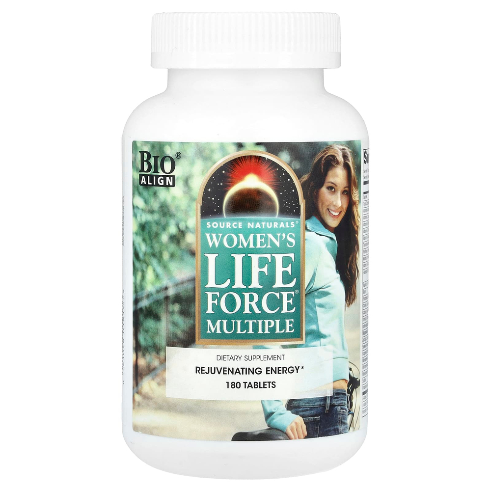 Source Naturals, Women's Life Force® Multiple, 180 таблеток