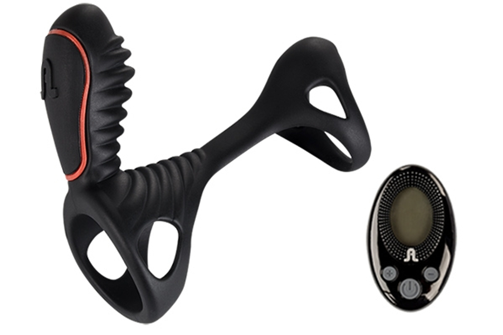 Adrien Lastic Gladiator + LRS - Насадка стимулирующая с пультом ДУ