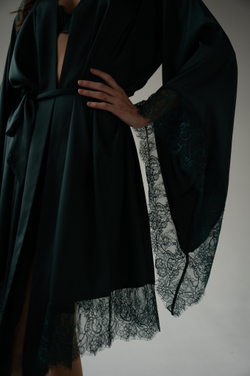 Халат-кимоно Emerald Изумрудный