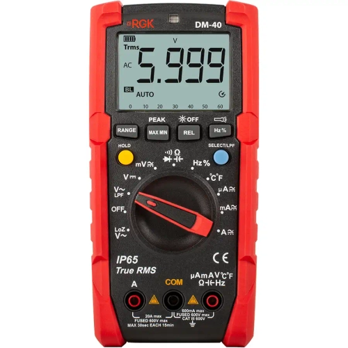 Цифровой мультиметр DM-40 RGK 776431