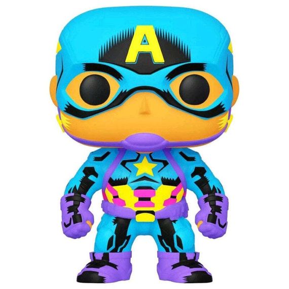 Funko Pop! POP Marvel: Black Light- Captain America