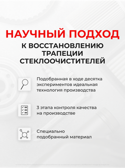 Ремкомплект трапеции стеклоочистителя Subaru XV (I) [Кузов: GP] 2011-2017 C-56