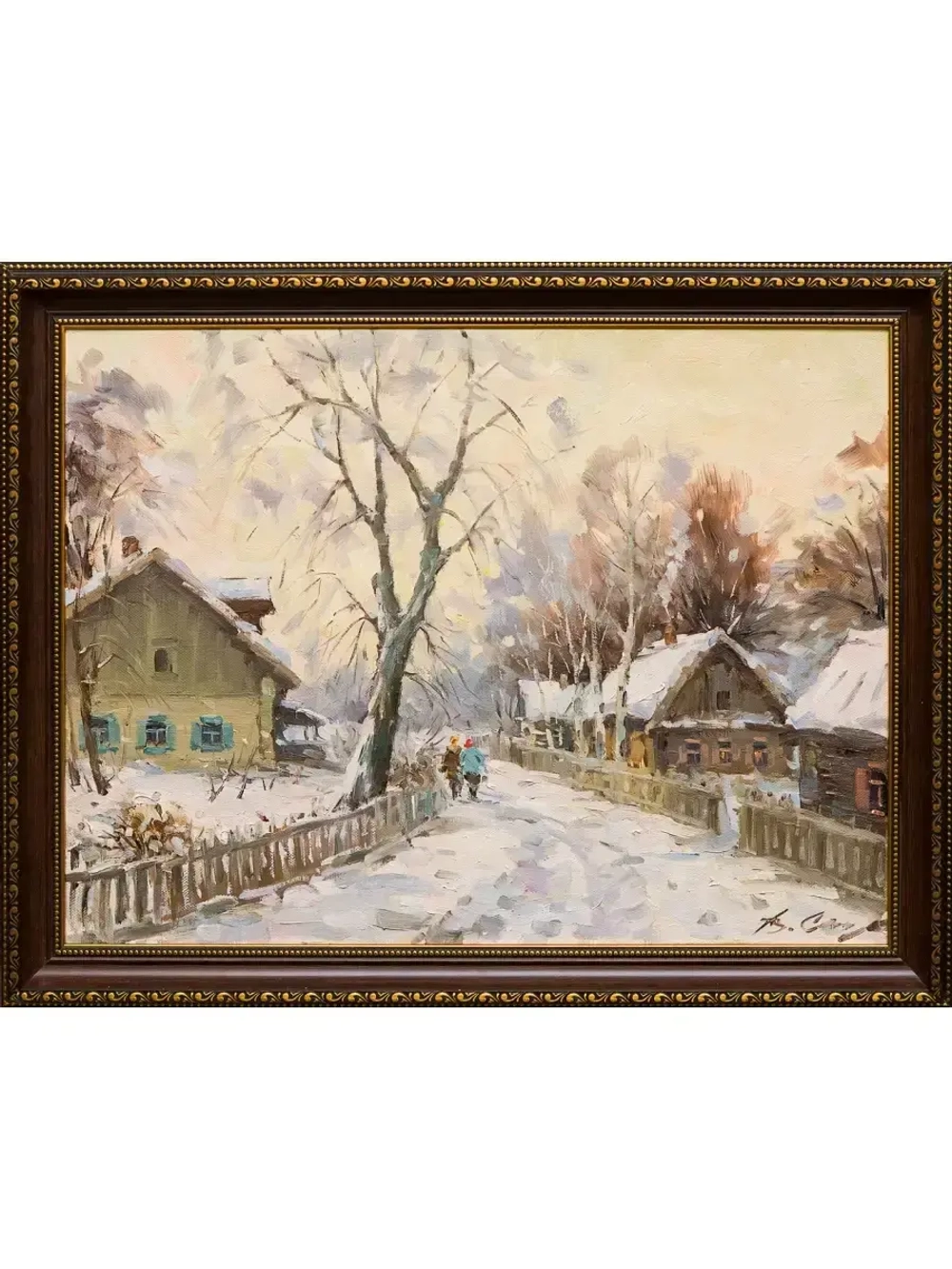 Картина маслом Деревенский мотив Саидов