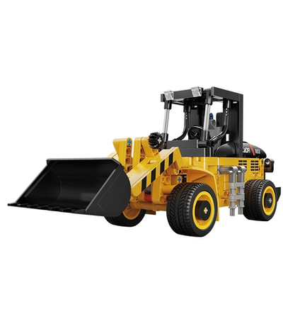 Конструктор CaDA колесный погрузчик (403 детали)